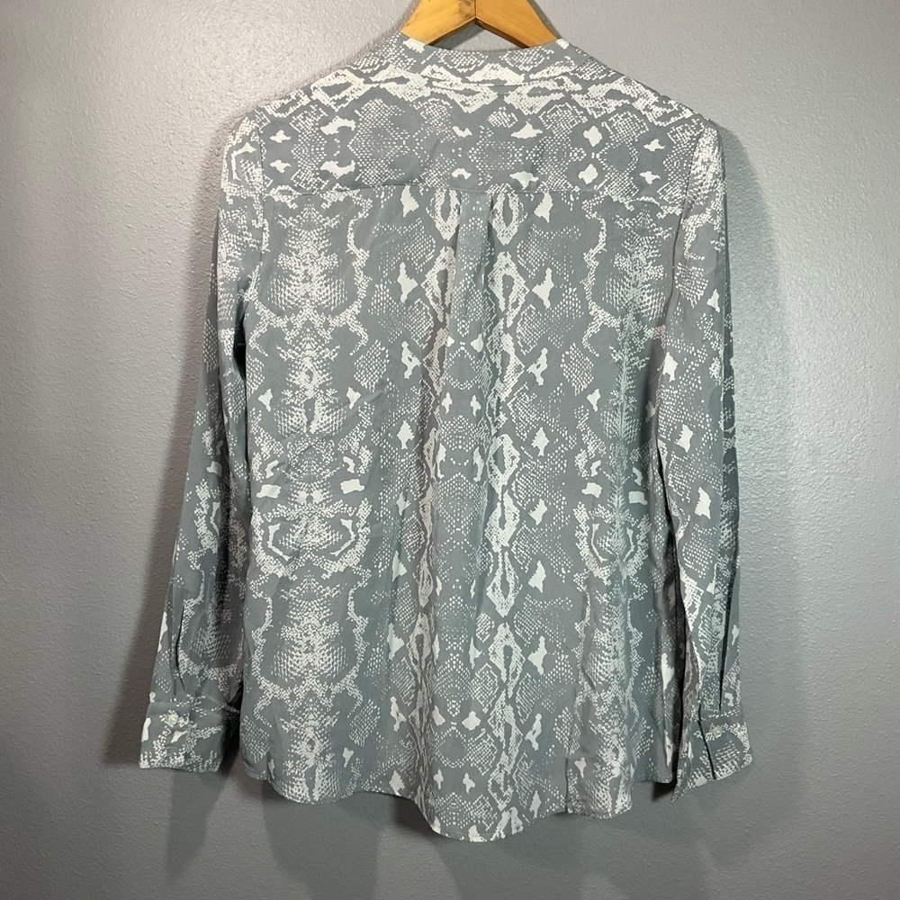 J.MCLAUGHLIN LOIS SILK-BLEND BLOUSE SIZE SMALL T42 - Picture 6 of 11
